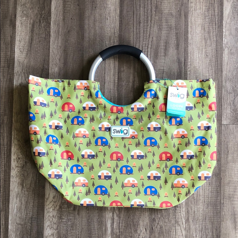 Swig Happy Camper Loopi Tote Bag NEW